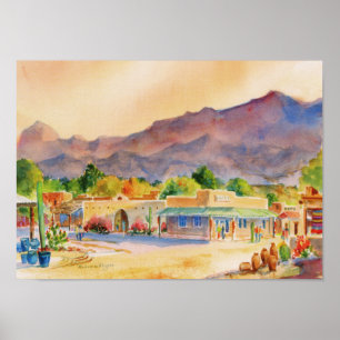 Tubac, grundat1752-Kanvastryck Poster