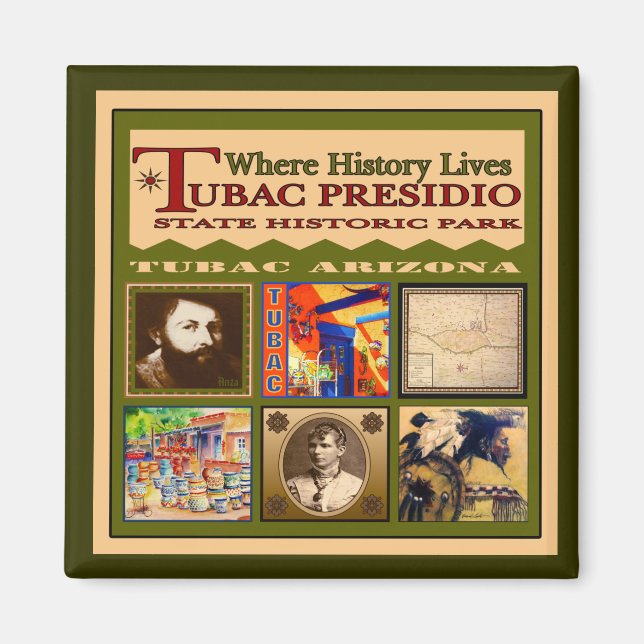 Tubac Presidio magnet (Framsidan)