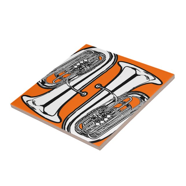 Tubaen Trivet belägger med tegel för varm Kakelplatta (Sidan)