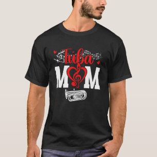 Tubamamma till en tubaspelare Mamma Tuba Mor Tubis T Shirt