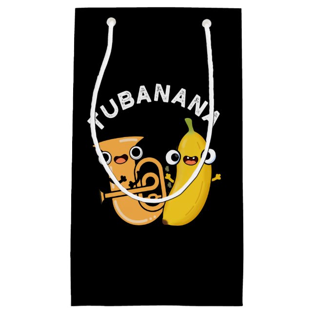 Tubanana Funny Tuba Banana Pun Mörk BG (Framsidan)
