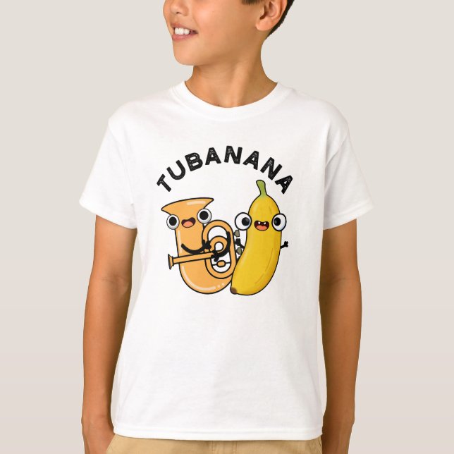 Tubanana Funny Tuba Banana Pun T Shirt (Framsida)