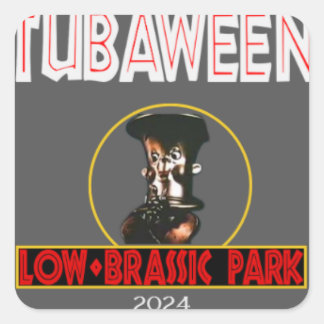 Tubaween 2024 Sticker Fyrkantigt Klistermärke