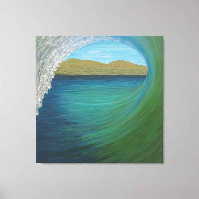 Tube till San Clemente point Canvastryck (Framsida)