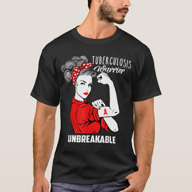 Tuberkulos Krigare Osönderbrytbar Tröja Medvetenhe (Framsida)
