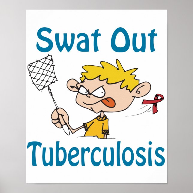 Tuberkulos Poster med svett ut (Framsidan)