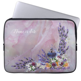 Tuberos & Lavendelblommor Laptop Fodral