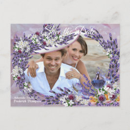 Tuberose & Lavender Blooms Meddelande Vykort