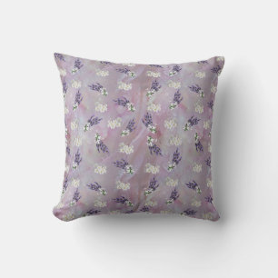 Tuberose & Lavender Blooms på Ro petals Kudde