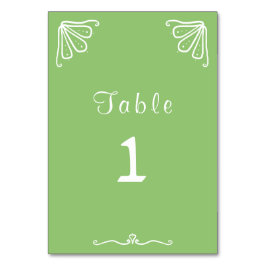 Tuberose Personlig Bröllop Bordsnummer Card