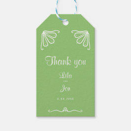 Tuberose Personlig Bröllop Gift Märkres Presentetikett