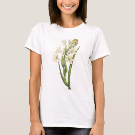 tuberose (Tuberosa sp.) vid Redouté T-shirt