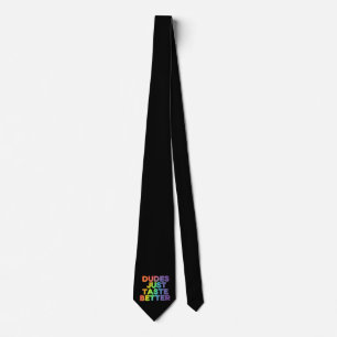 Tubtarna Smakar Bara Bättre Regnbåge Hbtq-pr Pride Slips