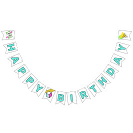 Tubular 80's Birthday Vimplar