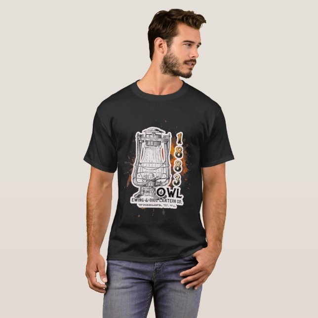 Tubular patent 1883 för uggla med splatteren tee (Hel framsida)
