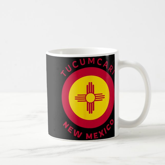 Tucari New Mexico Nm Flag Zia Souvenir  Kaffemugg (Höger)