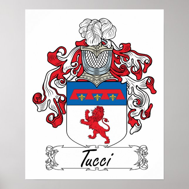 Tucci Family Crest Poster (Framsidan)