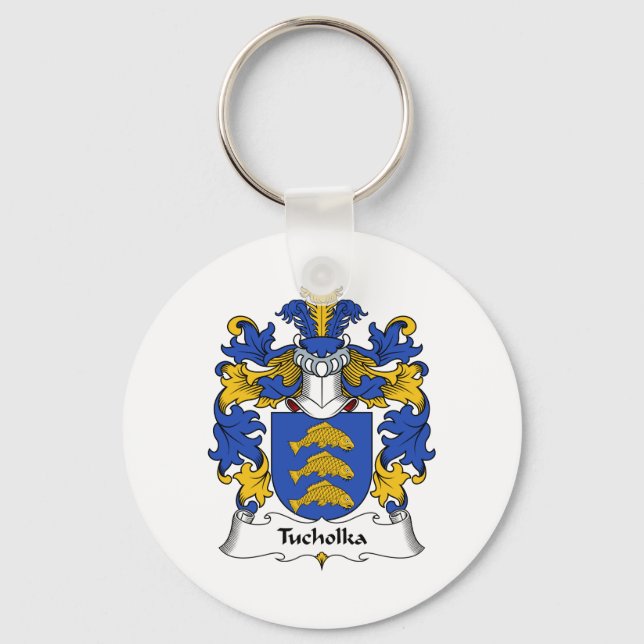 Tucholka Family Crest Nyckelring (Framsida)