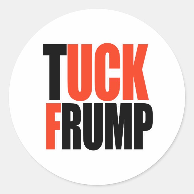 TUCK FRUMP RUNT KLISTERMÄRKE (Framsida)