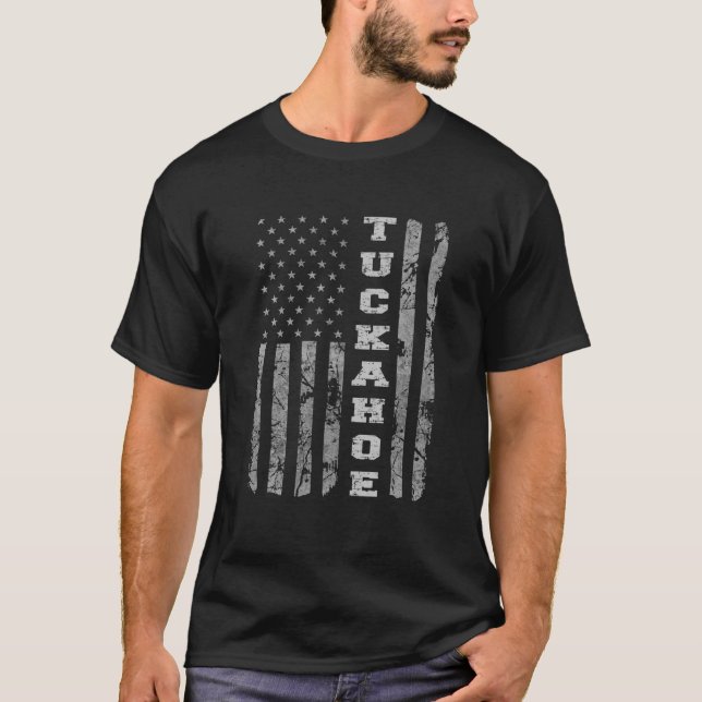 Tuckahoe, Virginia, amerikansk Flagga T Shirt (Framsida)