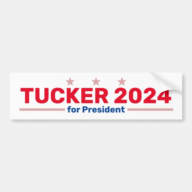 Tucker 2024-stötdekal bildekal (Framsidan)
