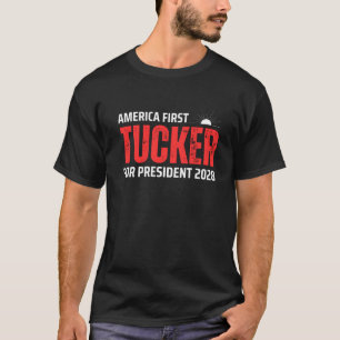 Tucker Carlson 2028 T-shirt America First Presiden