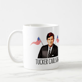 Tucker Carlson fläkt Mugg