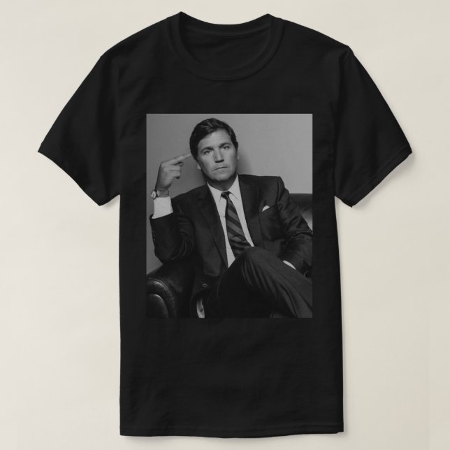 Tucker Carlson Mitten Finger Classic T-Shirt (Design framsida)