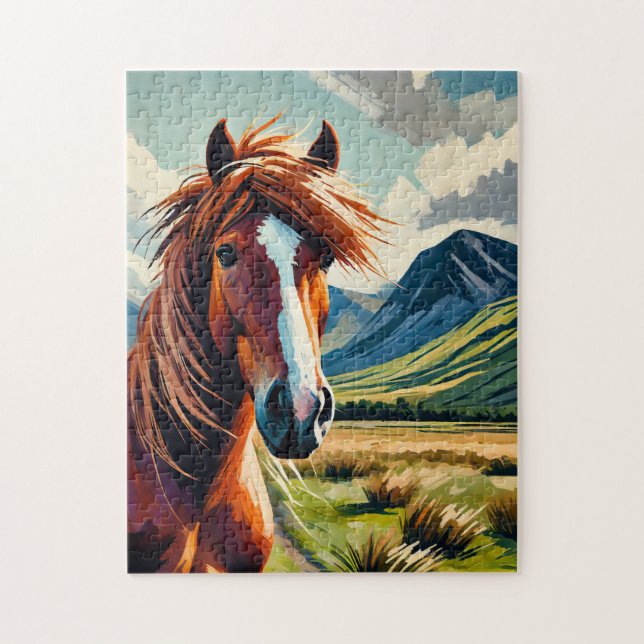 Tucker Horse 250 Biet Puzzle Pussel (Vertikal)