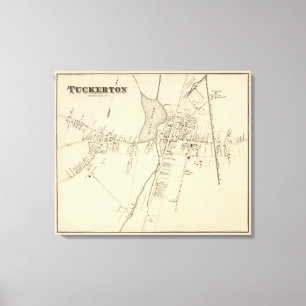 Tuckerton som är ny - jersey canvastryck