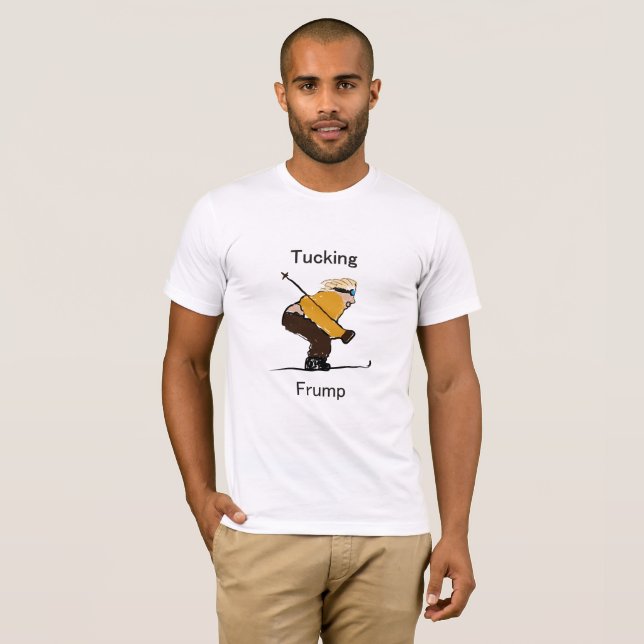 Tucking av FrumpT-tröja T-shirt (Hel framsida)