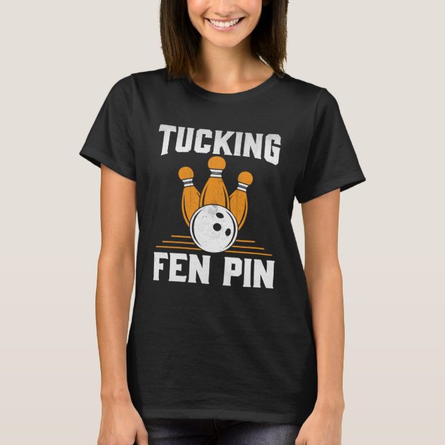 Tucking Fen Pin Bowling T Shirt (Framsida)