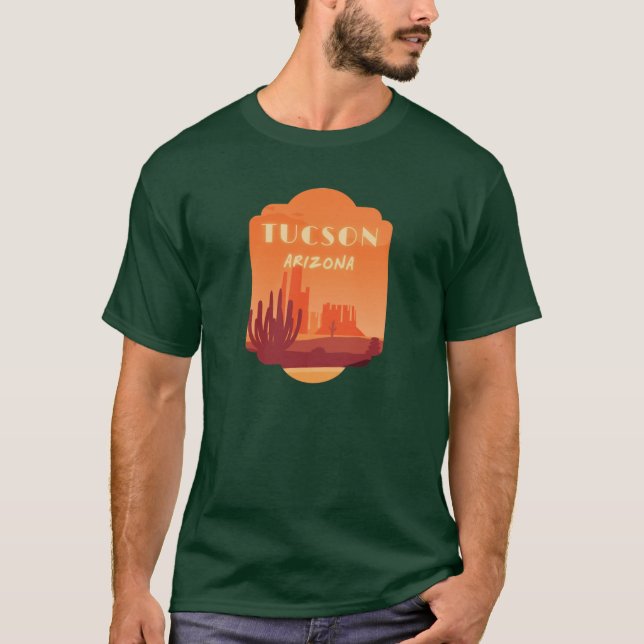 Tucson Arizona 2 T Shirt (Framsida)