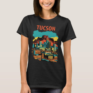 Tucson Arizona Berg Öken Resa T Shirt