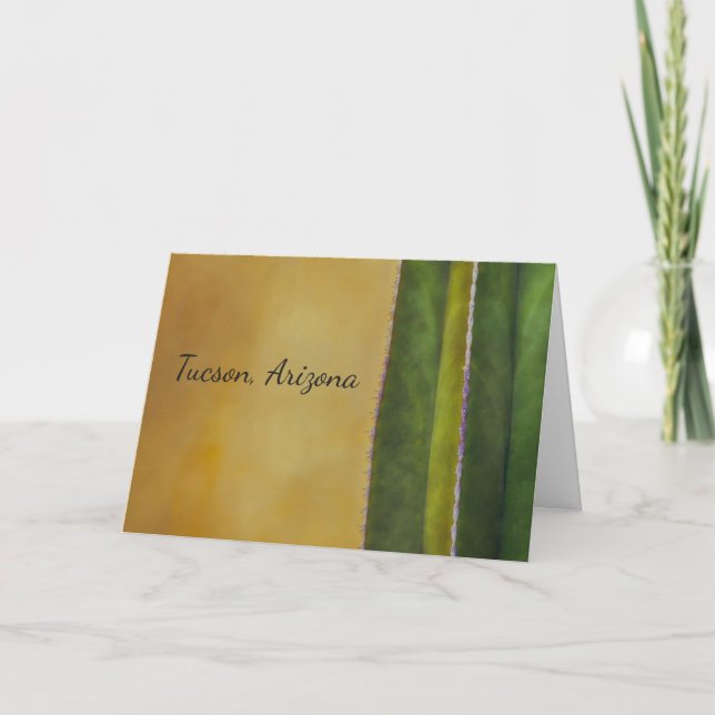 Tucson Arizona cactus Card Kort (Framsida)