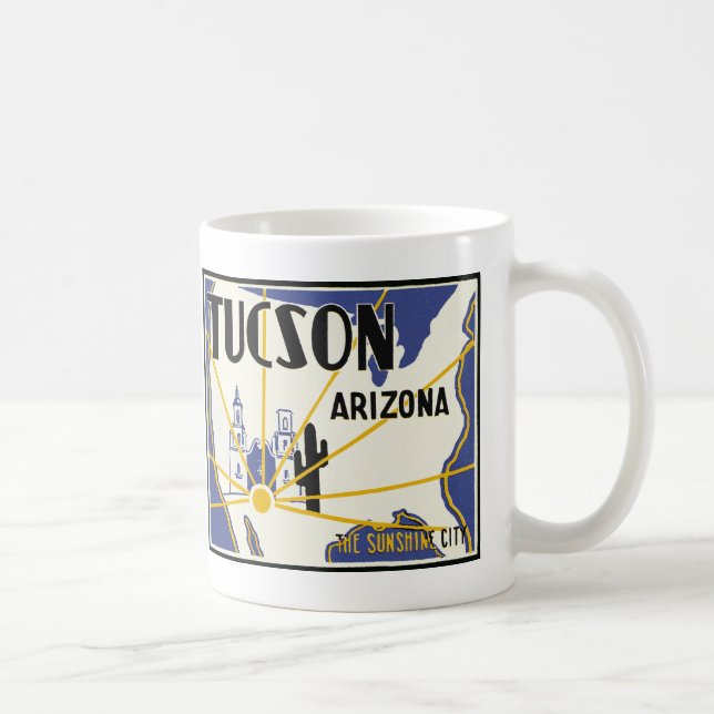 Tucson Arizona Coffee Mug Kaffemugg (Höger)