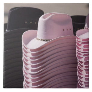 Tucson, Arizona. Cowboyhattar för män och kvinnor Kakelplatta