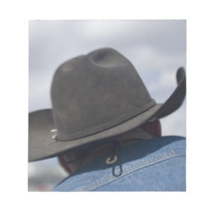 Tucson, Arizona. Cowboyhattar i bruk på Anteckningsblock