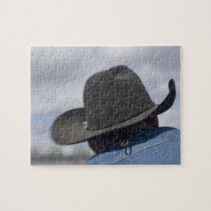Tucson, Arizona. Cowboyhattar i bruk på Pussel