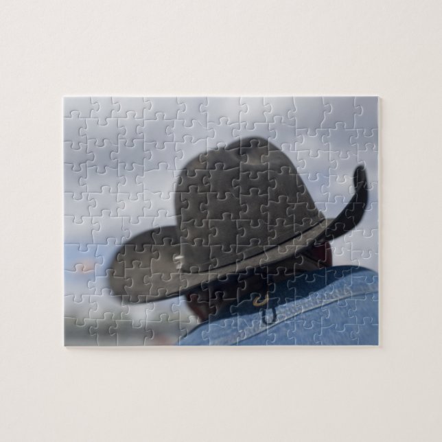 Tucson, Arizona. Cowboyhattar i bruk på Pussel (Horisontell)