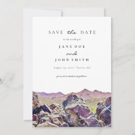 Tucson Arizona Desert Mountain sparar datumet Spara Datumet