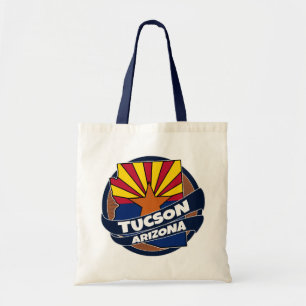 Tucson Arizona flagga sprängde till säcken Tygkasse