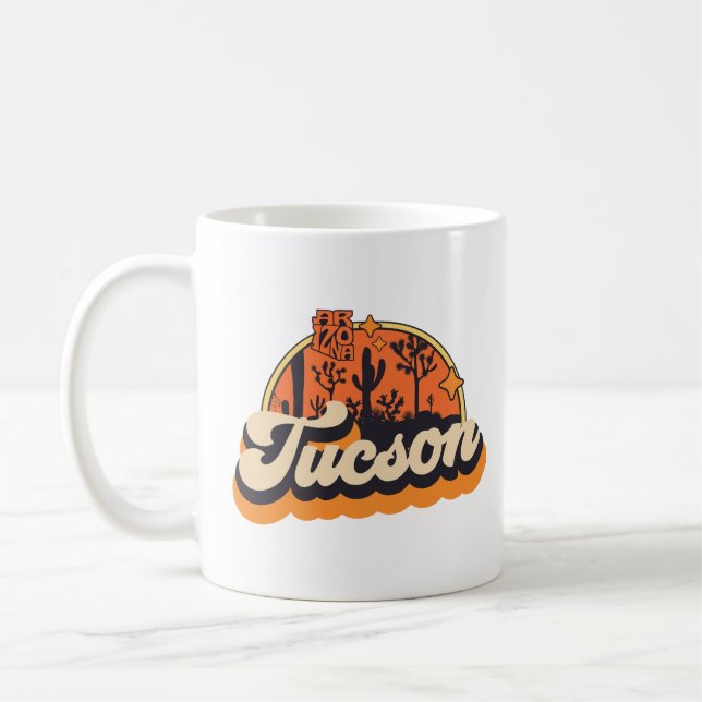 Tucson, Arizona Kaffemugg (Vänster)