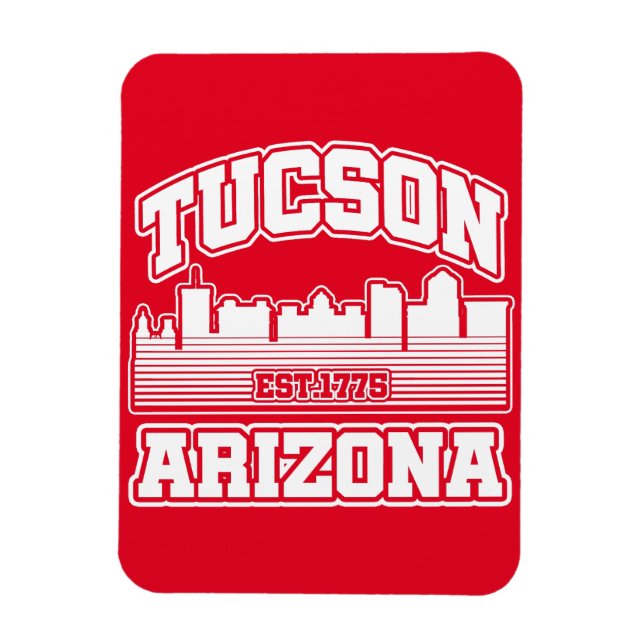 Tucson,Arizona Magnet (Vertikal)