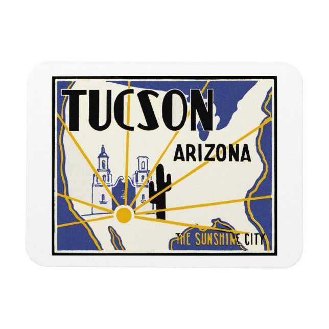 Tucson Arizona Magnet (Horisontell)