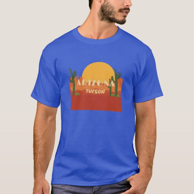 Tucson Arizona Oversized T Shirt (Framsida)