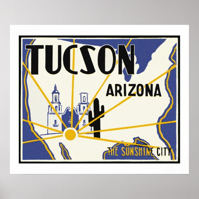 Tucson Arizona Poster (Framsidan)