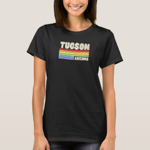 Tucson Arizona Pridet Rainbow Flagga Gay pride Mer T Shirt