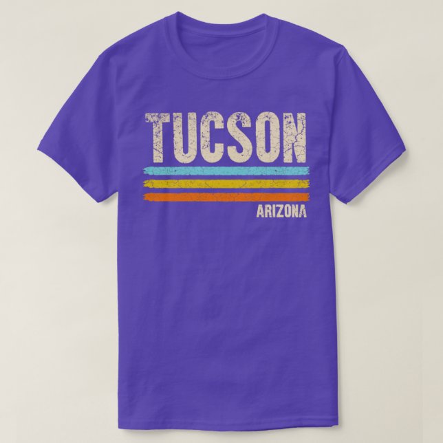 Tucson Arizona Retro T Shirt (Design framsida)