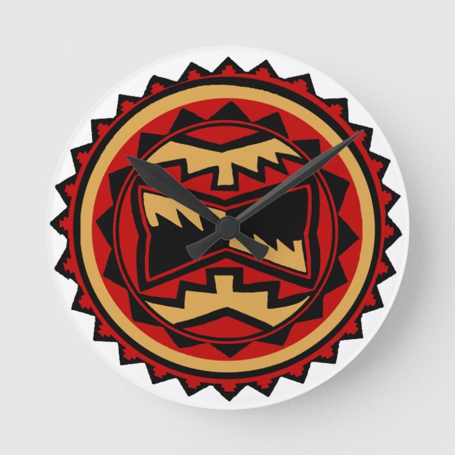 Tucson Arizona Rund Klocka (Framsida)